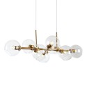 Loft Industry Modern - Space Balls Line Chandelier V2